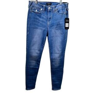 True Religion Jennie Mid Rise Curvy Skinny Jean Sz 30 NWT